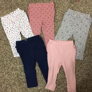 Old Navy Ruffle Butt leggings - BUNDLE 5 pairs!!